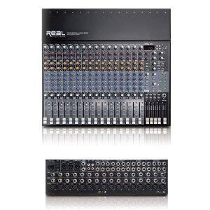 리얼 DMX1664F DMX-1664F 16채널 4스테레오 4그룹 믹서