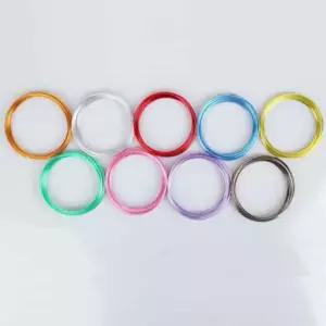 공예 철사 6mm 1M 5개 아티스틱와이어 굵은철사 와이어 컬러 칼라 굵은 가는 얇은 색깔