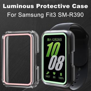 삼성 Galaxy Fit 3 SmartWatch 충격 방지 빛나는 시계 화면 보호기 커버 쉘용 PC 케이스