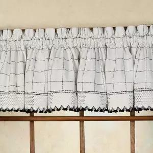 Windows 40 스타일 및 색상용 주방 커튼 스웩 밸런스 농가용 티어 세트 패널 카페 러스틱 모던 데코