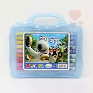 36색 빼꼼 유아미술용품 미술준비물 아기크레용 베이비크레용