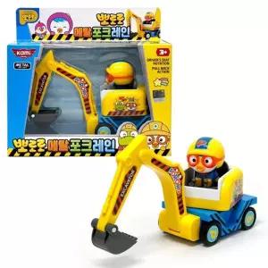 귀여운 뽀로로 포크레인 중장비 미니카 자동차 장난감 남자아이 작동완구 조카선물