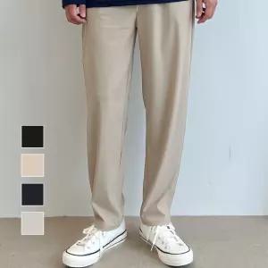 남성 신축성 좋은 스판 소재 허리밴딩 끈조절 바지트레이닝 남여공용 수면 겨울체육복 하의 조거팬츠 통넓