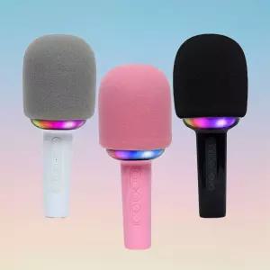 플레이고 나만의 노래방 무선 블루투스 마이크 에코 MR반주모드 음성변조 휴대용 가정용 캠핑 차박 파티