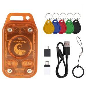 툴즈 레온 56MHZ 카드 RFID 에뮬레이터 스마트 13 울트라 125KHZ 디코더 리더 NFC 키체인 5XCUID V2