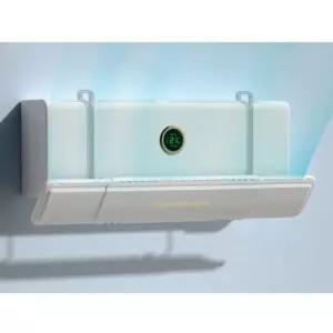 1개 블루 화이트 폭조절 걸이식 벽걸이 에어컨 바람막막이 벽풍향 거치식이