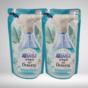 페브리즈 섬유탈취제 실내건조 프레시클린 320mlx2개 냄새제거 옷장 다용도 실내용 제거 옷제