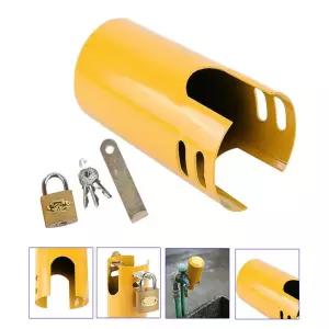 야외 수도꼭지 잠금탭잠금 잠금 자물쇠