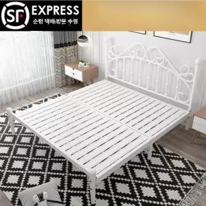 북유럽 철제 침대 1인용 프레임 베드 미니멀 원룸