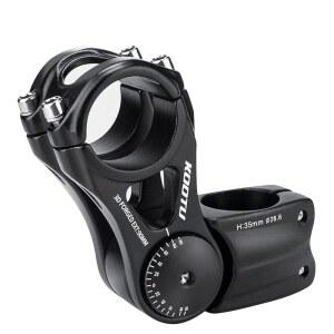 KOOTU 자전거 스템, 28.6mm 31.8mm 핸들바 익스텐더 알루미늄 육각형 홀 디자인 85도 조절 가능한 라이저 산악 로드 바이크 BMX MTB용