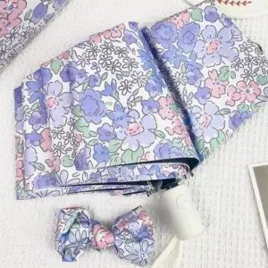 라일락 꽃무늬 3단 자동 우산 양산 접이식 양미니우산꽂이 5단 35단 여행용 접는 미니양 암막양 UV차단양