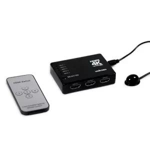 유니콘 HS-500H 4K HDMI스위치HDMI선택기 셀렉터 모니터공유기 리모컨포함 영상 HDMI HDCP기능지원 UHD4K고