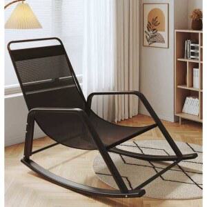 1인용 흔들의자 거실 북유럽 테라스 낮잠 침실 와이드 독서의자