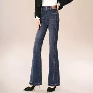 어밴저스 여자 키작녀 와이드 청바지 데님 부츠컷 팬츠 빈티지 추동 하이웨스트 슬림핏 꾹4