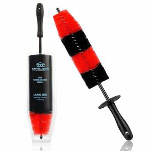 17인치 디 림 타이어 자동차 스크래치 배기 차량 엔진 칫솔모 팁 부드러운 길이 브러시 없는 휠 1팩 오토바이용