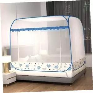 [골드스마일]원터치모기장 편한잠 사각 원터치 모기장 메쉬 침대 텐트방충망