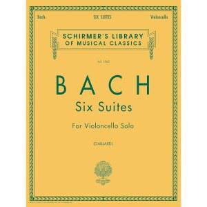바흐 - 비올론첼로 솔로를 위한 여섯 개의 모음곡 | 중급 및 고급 연주자를 바로크 첼로 악보 무반주 송북 클래식 레퍼토리 컬렉션 쉬머 도서관