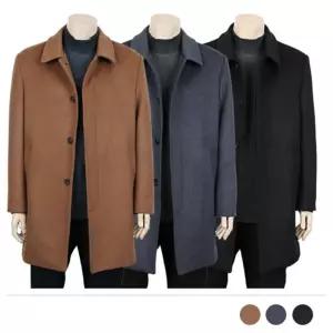 모직 바바리 하프 트렌치 겨울코트 자켓 캐쥬얼 정장 KPv7+6HKz