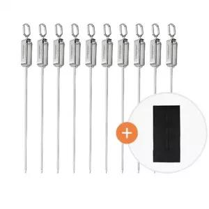 (선택 스텐꼬지10P세트)스텐 꼬지세트 10P 가방포함 캠핑 바베큐 꼬지 어묵 석쇠 불향 꼬지구이 꼬지꽂이