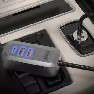 아이폰 갤럭시 차량용 시거잭 고속 멀티 충전기 PD 100W C타입