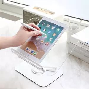 각도조절 휴대용독서대 접이식 투명독서대 아기 테이블