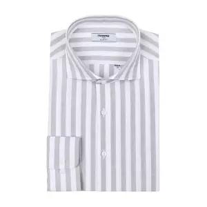 레노마셔츠 S/S 린넨혼방 런닝 스트라이프 슬림핏 RNSSL0-132-GR