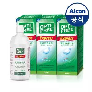 옵티프리 렌즈세척액 익스프레스 355ml 3개