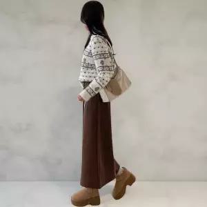 [하프클럽/]여성용 일상 오피스 롱슬랙스