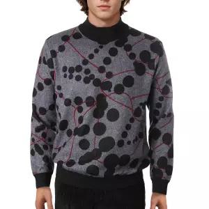 [롯데백화점]레드옥스 남성 F/W 캐주얼 간절기 긴팔 반폴라니트 R244SW151-GY