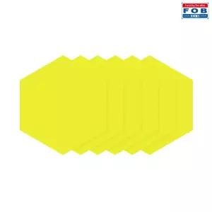 포비 육각보드 고무자석 174 x 200mm 6개입 옐로우