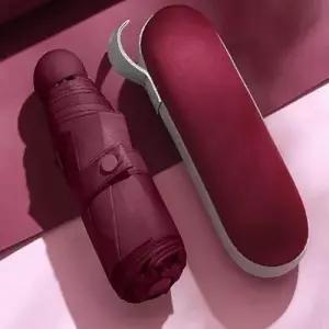 양산 캡슐형 레드 5단 초경량 우산 암막 캡슐양산 WFIR540