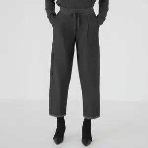 엄마옷 마담4060 클래씨마담 핀턱배기기모팬츠-QPN2512072-