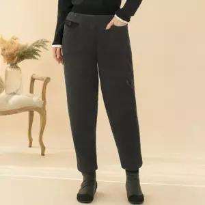 웨이디 누빔 배기 팬츠  마담 미시 중년 여성 빅사이즈 40대 50대