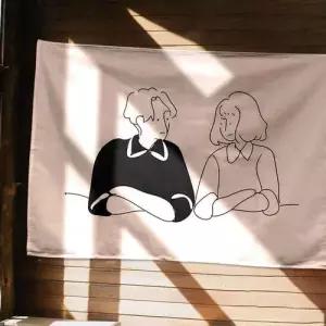 대형 패브릭 포스터 바라보기 M 인테리어포스터 WEC9E25