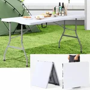 야외 캠핑 행사 매대 접이식 1500 플라스틱 테이블 식탁 편의점 포장마차 옥상