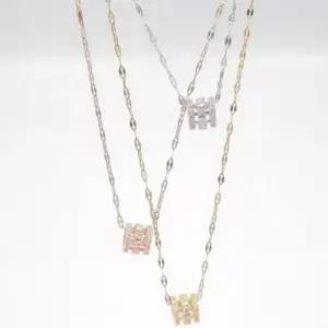 여성용 써지컬 목걸이 링 큐빅 데일리 정장 액세서리 WFJOH9M