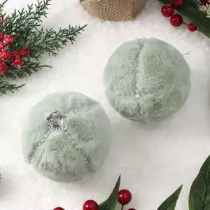 Jdt 장식볼 2P 10cm 진주폼이크리스마스 트리 트리볼 악세사리 액세서리 소품