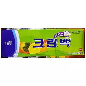 크린？N 위생백 30x45cm 100매 X 5백 비닐 위생팩 일회용 속지 업소용 가정용 용백 주방용백 소모품