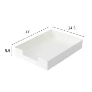 A4 서류 정리함 사무실 보관 트레이 깔끔한 솔루션오거나이저 책상 멀티오거나이저 서류철 바인더 문서 보