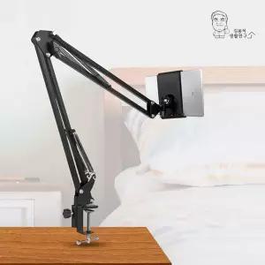 [퍼니메이커]모던블랙 책상 데스크 핸드폰거치대 자바라 핸드프리 휴대폰거치대 핸즈프리