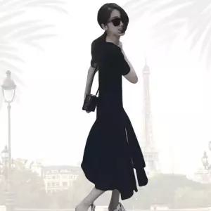 이너 미디원피스 반팔원피스 여름 A라인 미니원피스 편한 루즈핏 프릴원피스