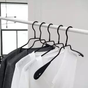 s888 튼튼 심플라인 옷걸이 가게 10개니트 아이디어 의류 티셔츠 가정용 정리 그레이 논슬립