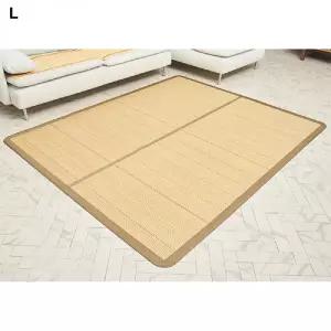 접이식 자리 소(90x180)왕골 마작 거실 침실 침대 여름 여름철 대나무 깔개 철깔개 시원한 시원한패드