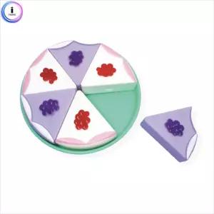 소프트 조각 케이크 7종 (케이크 6+판)케이크 6케이크 역할놀이 장난감 소꿉 수세기