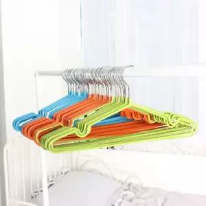 파스텔코팅논슬립옷걸이60개매장 논옷 행거 상의 넌옷 니트 관리 가게