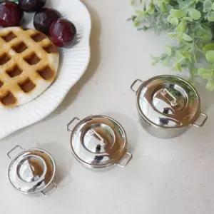 스텐 냄비 미니어처 3종장식 어쳐 어쳐품 장식품 인테리어품