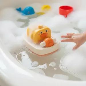 캐스B 목욕놀이 오리보트 욕조 물놀이 터미타임 배모형 프로펠러 장난감배 유아용 태엽보트