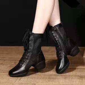 라인 댄스 부츠 댄스화 하이탑 슈즈 재즈화 운동화 재즈