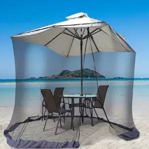 대형 모기장 설치형 캠핑 방충망 야외 모기장 정원 카페 식당 바비큐 파라솔 휴게소 그늘막 차박 타프