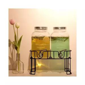 멜로우 음료 2p세트 디스펜서 물병 유리